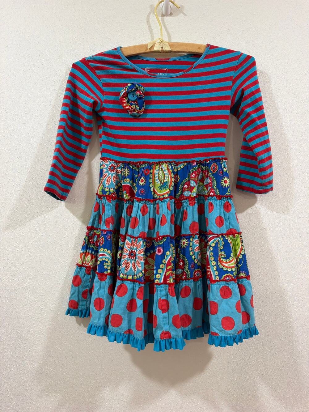 Mustard Pie girl's knit dress,
